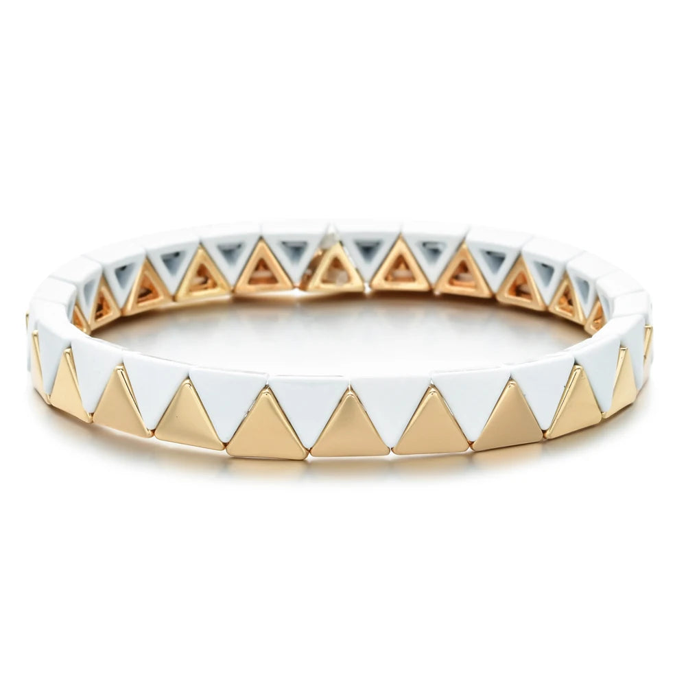 Bracelet bohème arc-en-ciel coloré pour femme