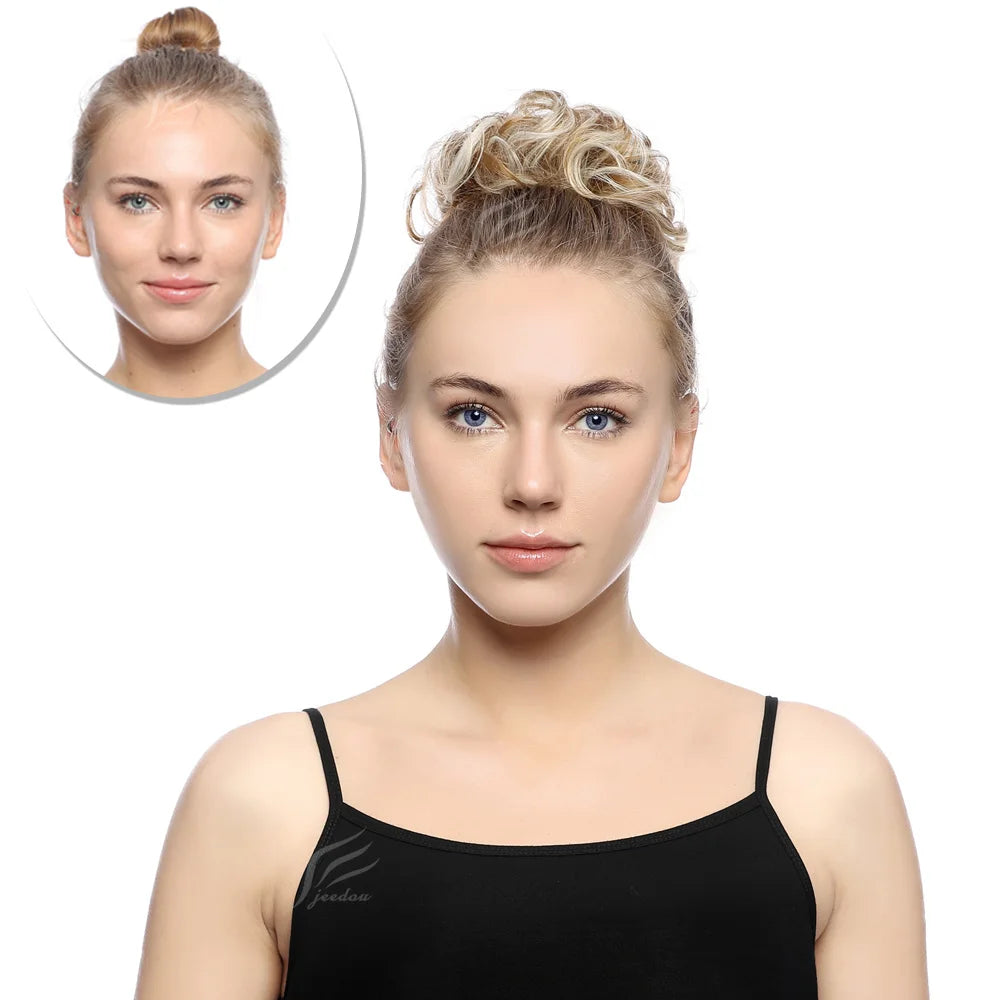 Jeedou Chignon beignet en désordre