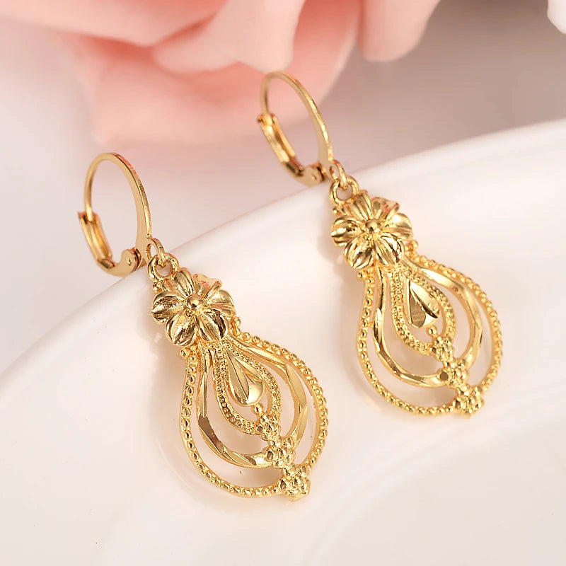 Ensemble de bijoux fleur éthiopien Dubaï Inde