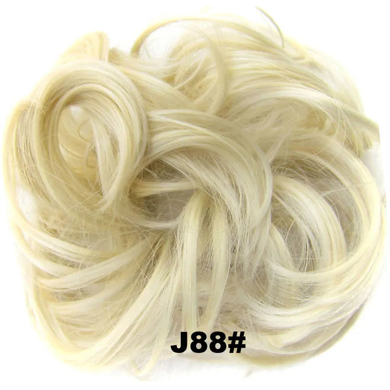 Jeedou Chignon beignet en désordre