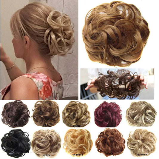 Jeedou Chignon beignet en désordre