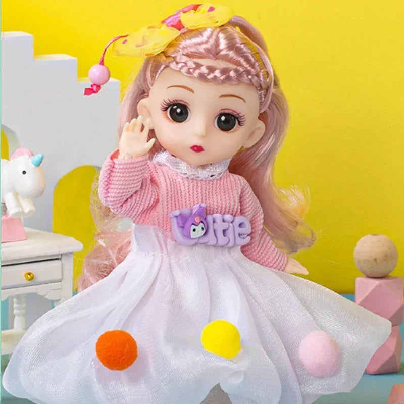 Mini jouet de princesse à jointures mobiles pour filles