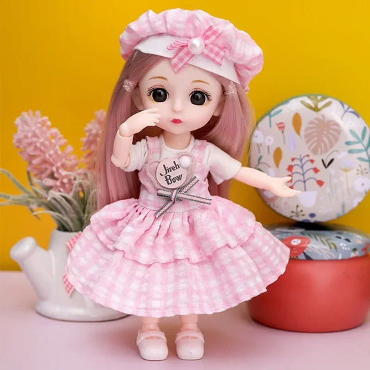 Mini jouet de princesse à jointures mobiles pour filles