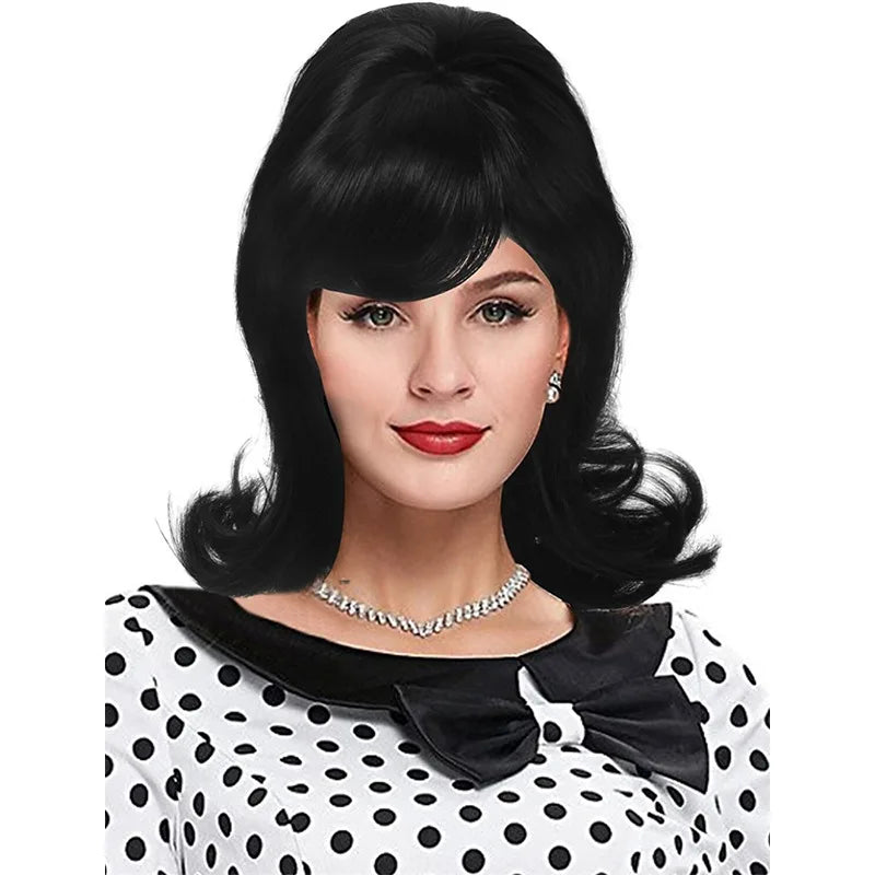 QQXCAIW Perruque de cheveux synthétiques
