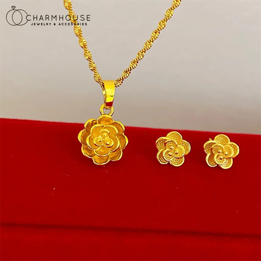 Ensembles de bijoux en or pour femmes.