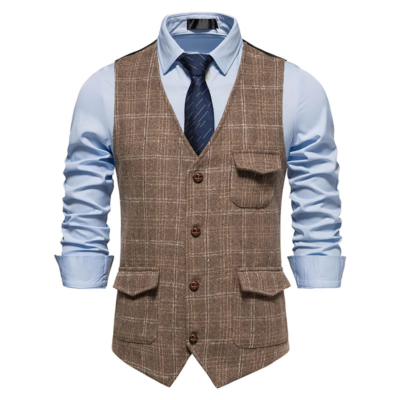 Gilet de costume formel pour hommes