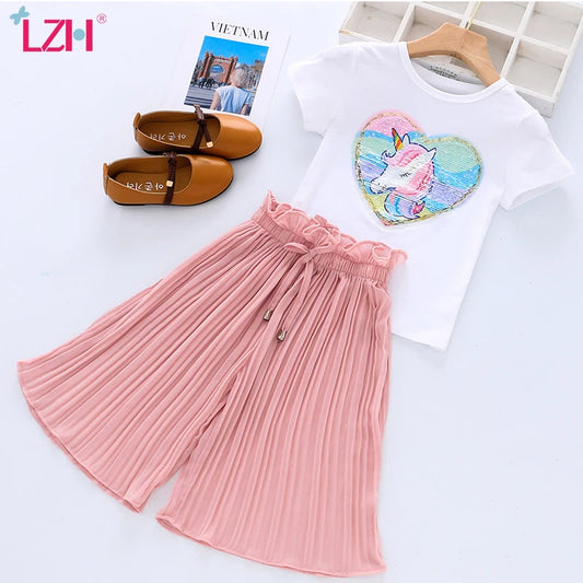 Ensemble de vêtements d'été pour filles