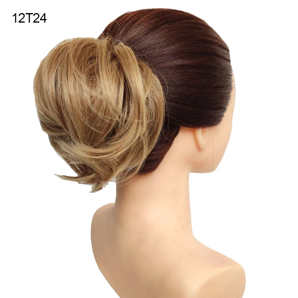 Jeedou Chignon beignet en désordre