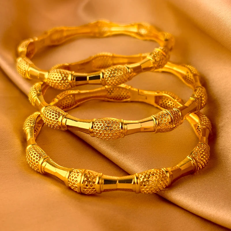Bracelets plaqués or de Dubaï pour femmes