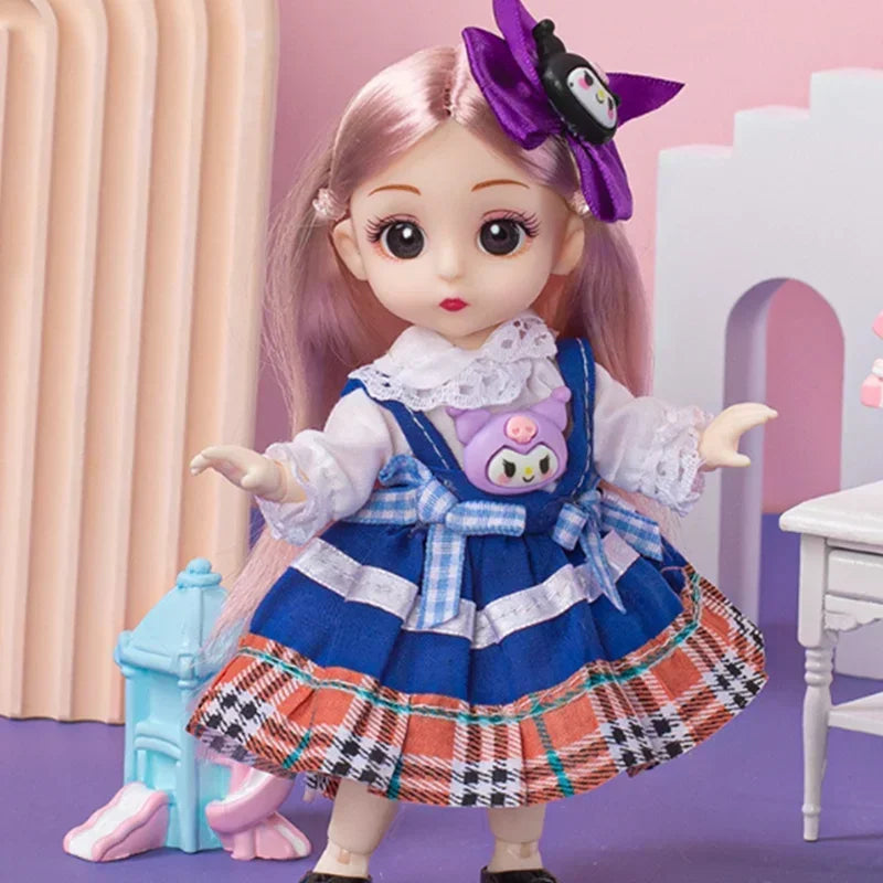 Mini jouet de princesse à jointures mobiles pour filles