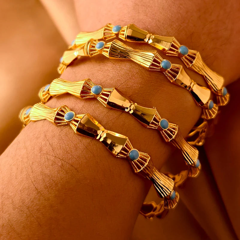 Bracelets plaqués or de Dubaï pour femmes
