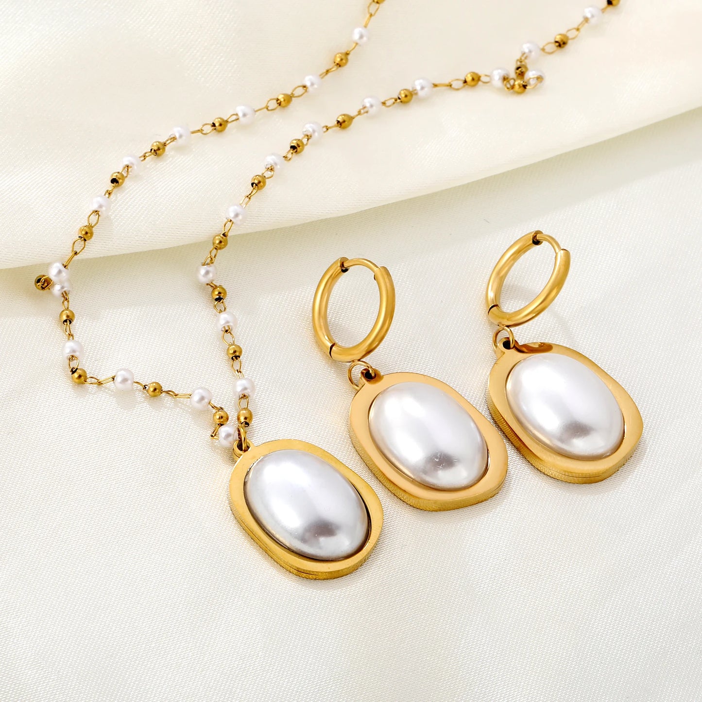 LUXUSTEEL ensemble bijoux.