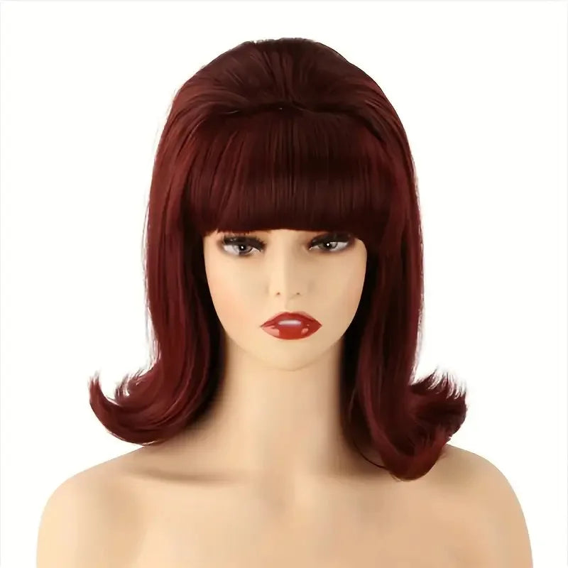 QQXCAIW Perruque de cheveux synthétiques
