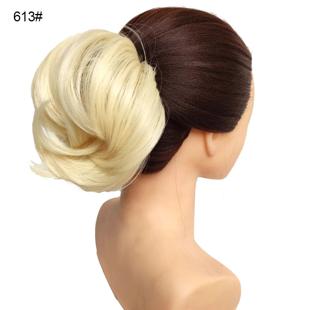 Jeedou Chignon beignet en désordre