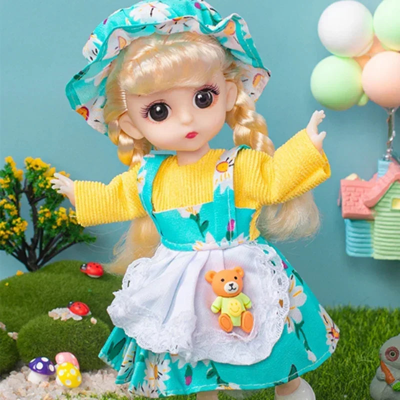 Mini jouet de princesse à jointures mobiles pour filles