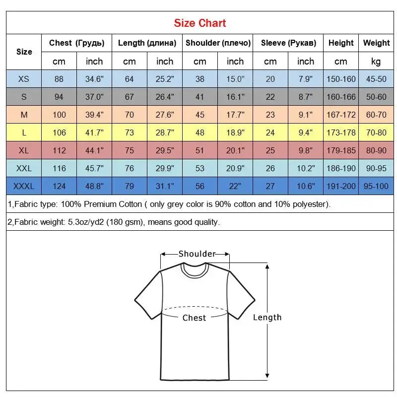 T-shirt rétro en coton pour hommes