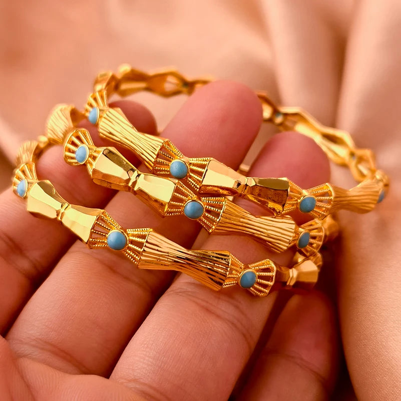 Bracelets plaqués or de Dubaï pour femmes