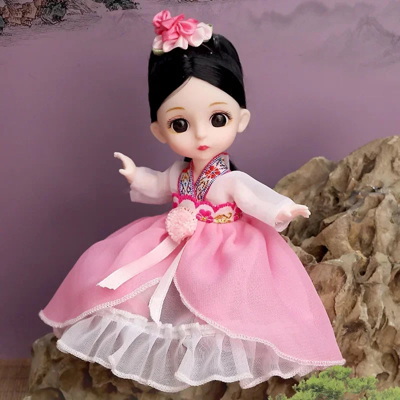Mini jouet de princesse à jointures mobiles pour filles