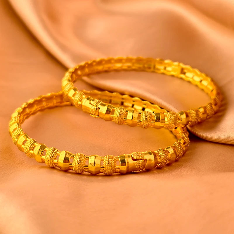 Bracelets plaqués or de Dubaï pour femmes