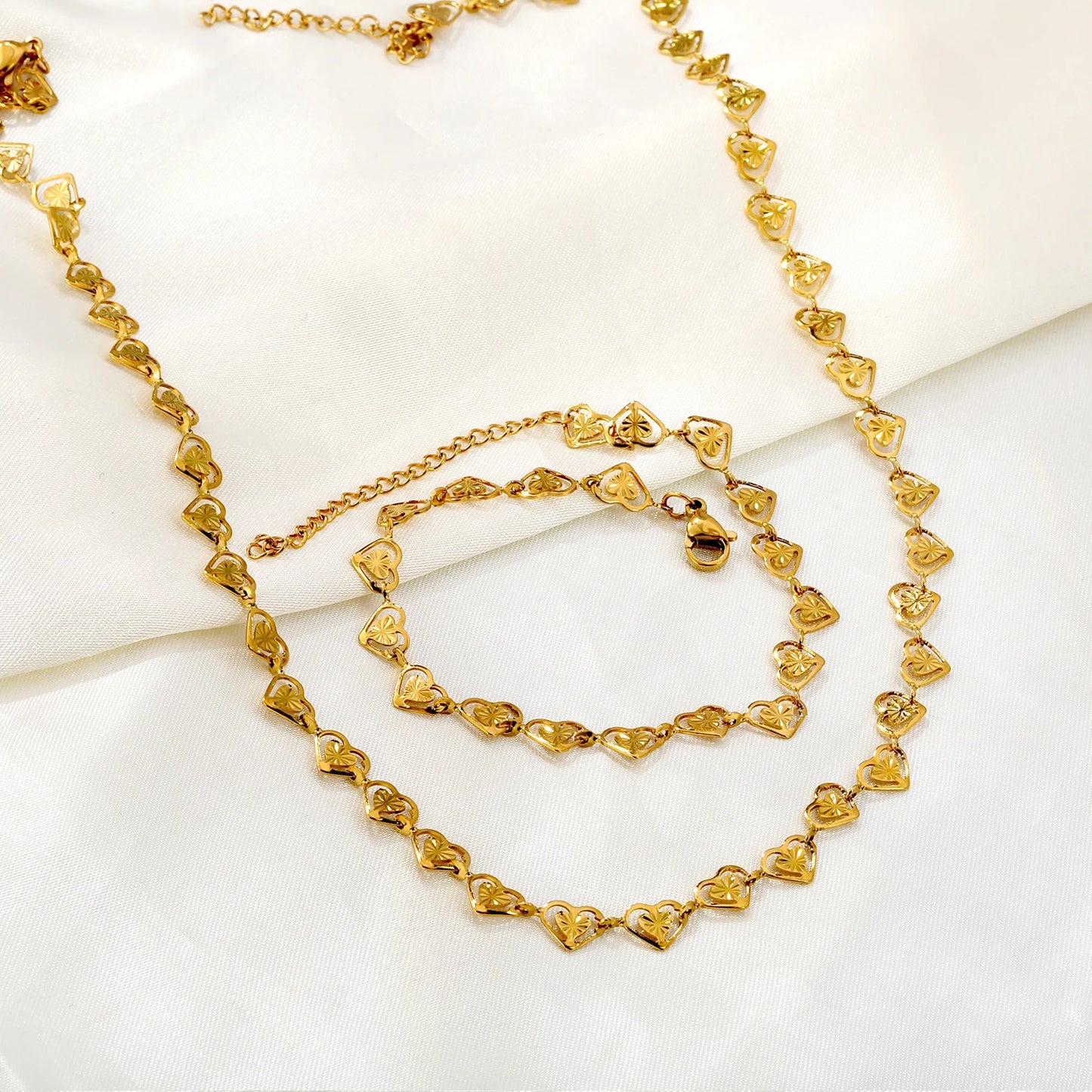 LUXUSTEEL ensemble bijoux.