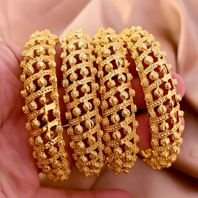 Bracelets plaqués or de Dubaï pour femmes