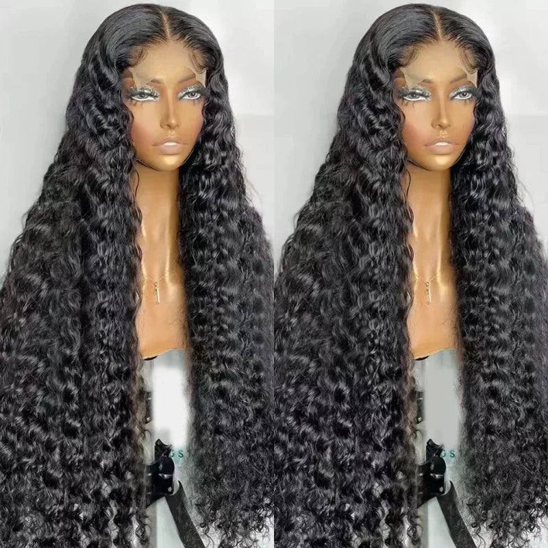 Perruques de cheveux humains bouclés