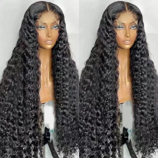 Perruques de cheveux humains bouclés
