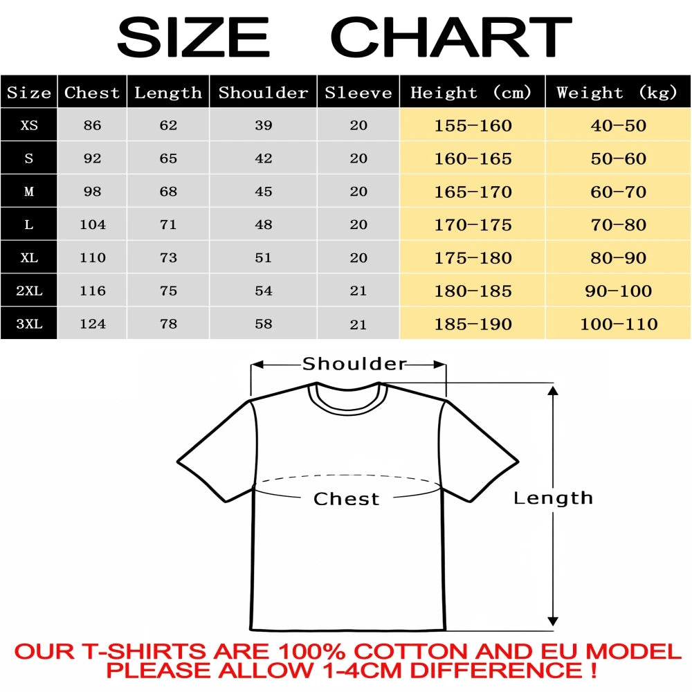 T-shirt rétro en coton pour hommes