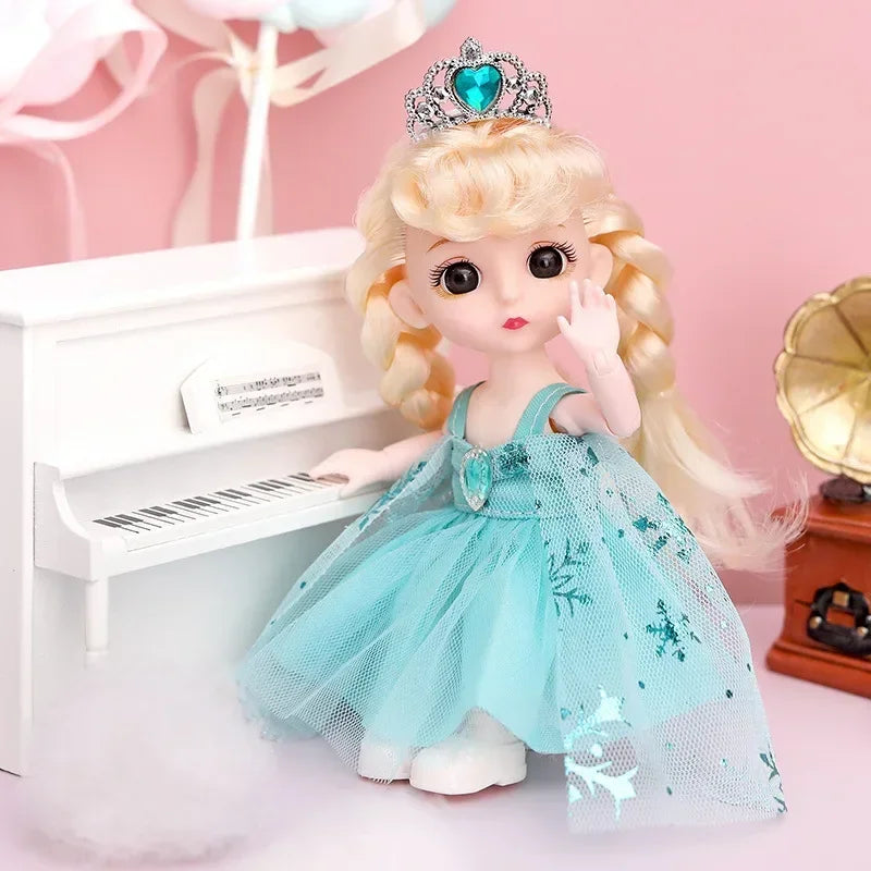 Mini jouet de princesse à jointures mobiles pour filles
