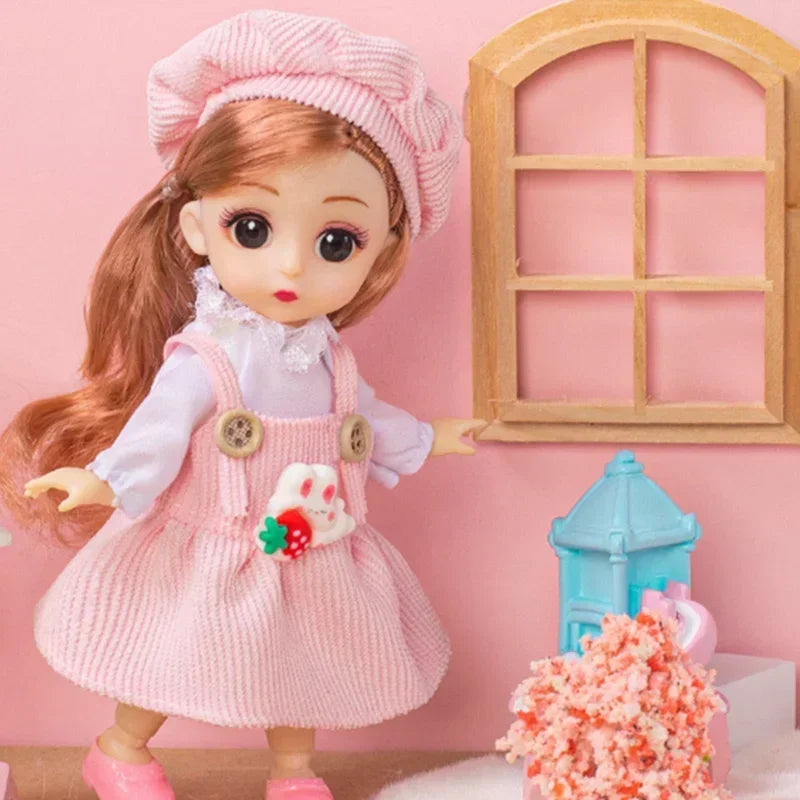 Mini jouet de princesse à jointures mobiles pour filles