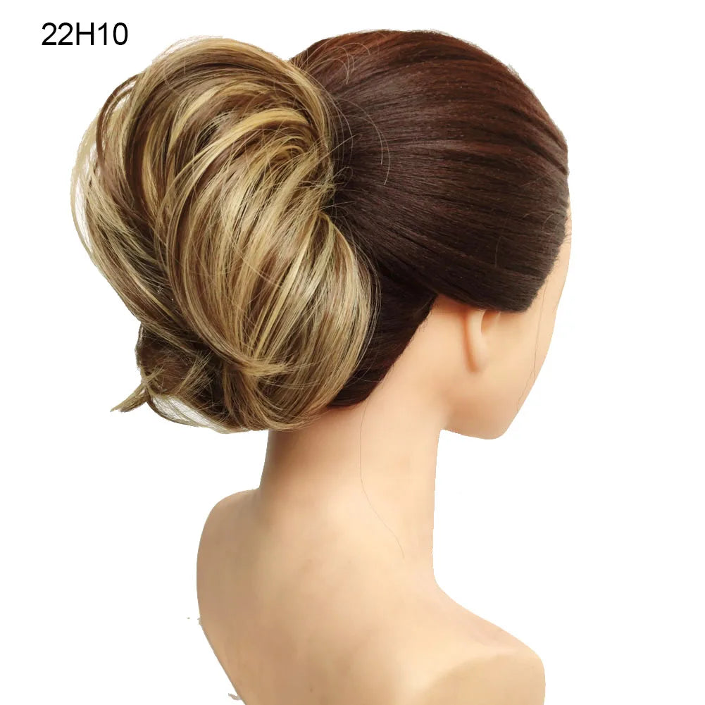Jeedou Chignon beignet en désordre