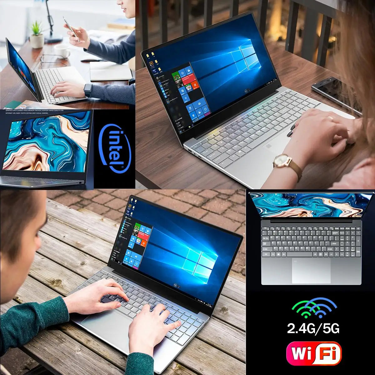 QMDZ-Ordinateur portable Intel Celeron N5095