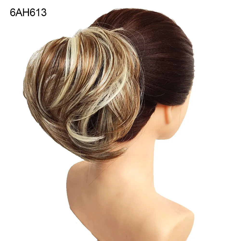 Jeedou Chignon beignet en désordre
