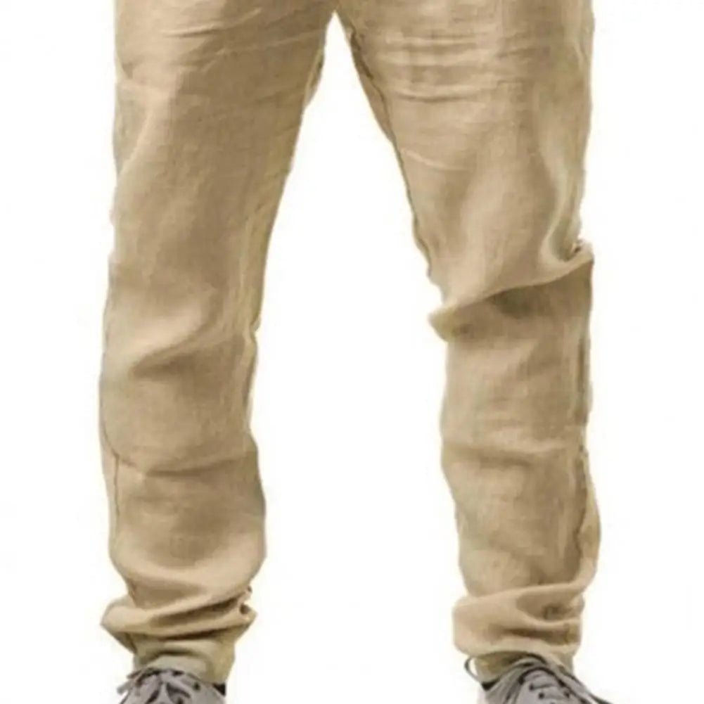 Pantalon Cargo en coton blanc pour hommes