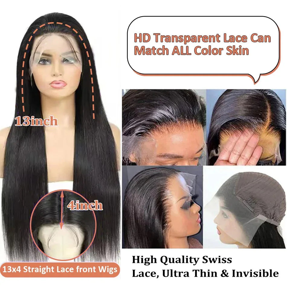 Perruques brésiliennes de cheveux humains