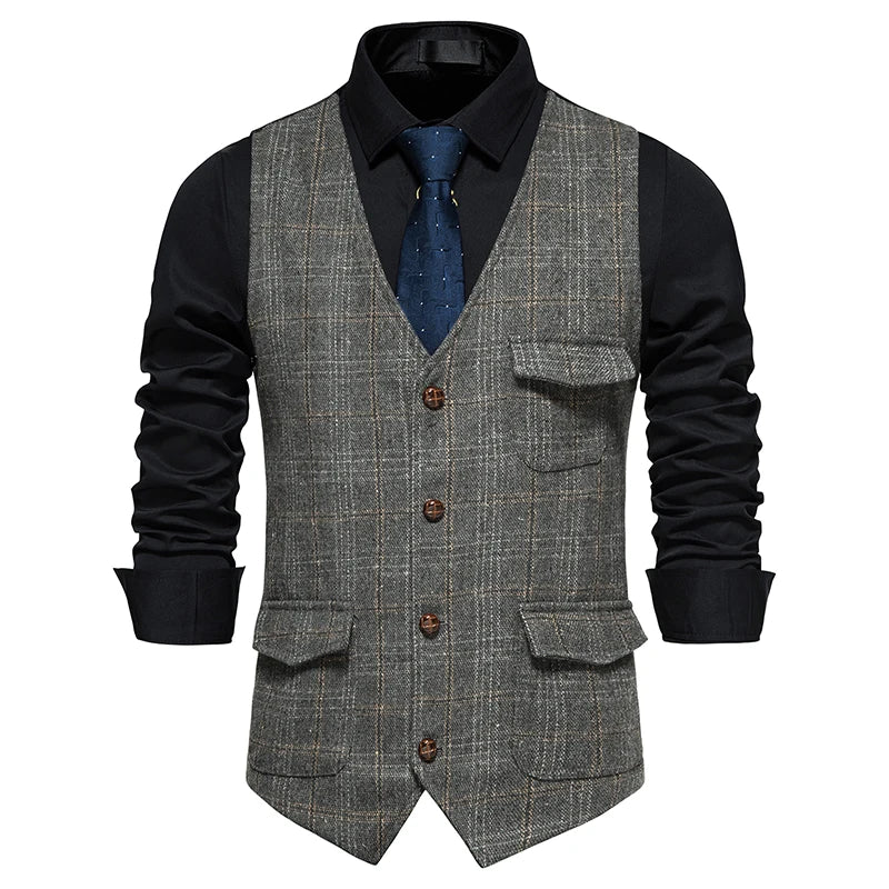 Gilet de costume formel pour hommes
