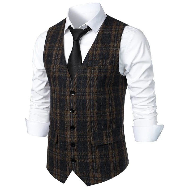 Gilet de costume formel pour hommes