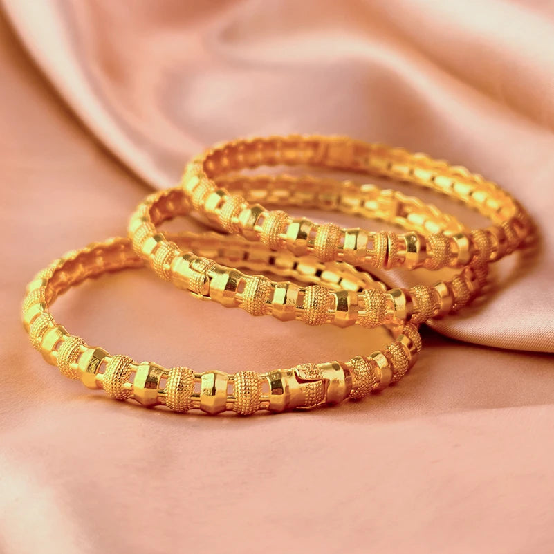 Bracelets plaqués or de Dubaï pour femmes