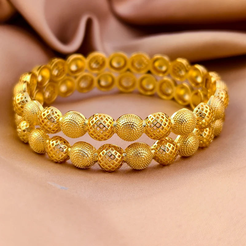 Bracelets plaqués or de Dubaï pour femmes