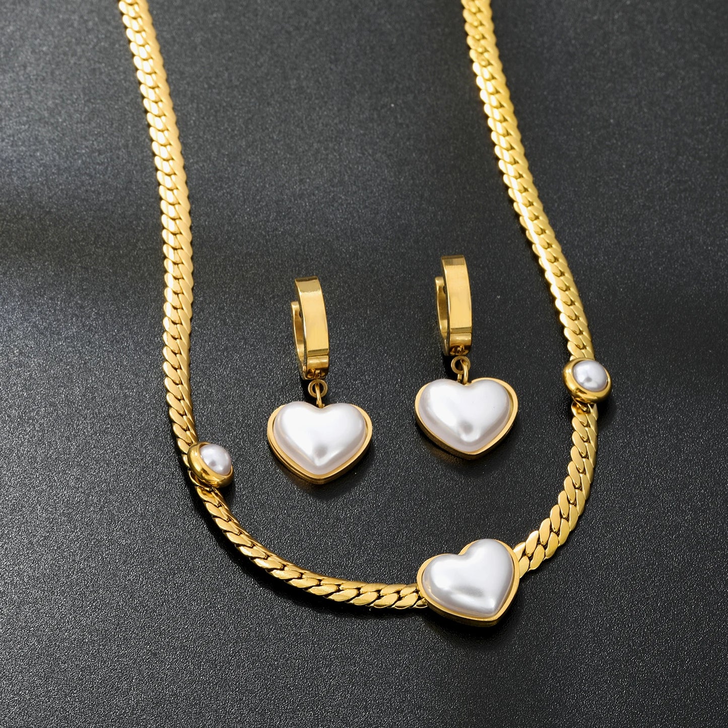 LUXUSTEEL ensemble bijoux.