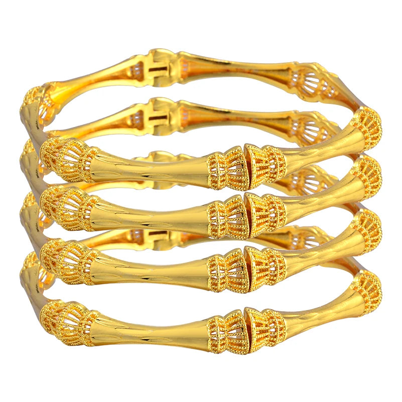 Bracelets plaqués or de Dubaï pour femmes