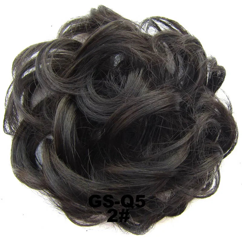 Jeedou Chignon beignet en désordre
