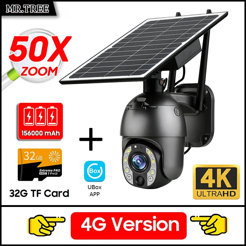 Caméra solaire de Surveillance extérieure