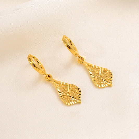 Boucles d'oreilles couleur or pour femmes/filles