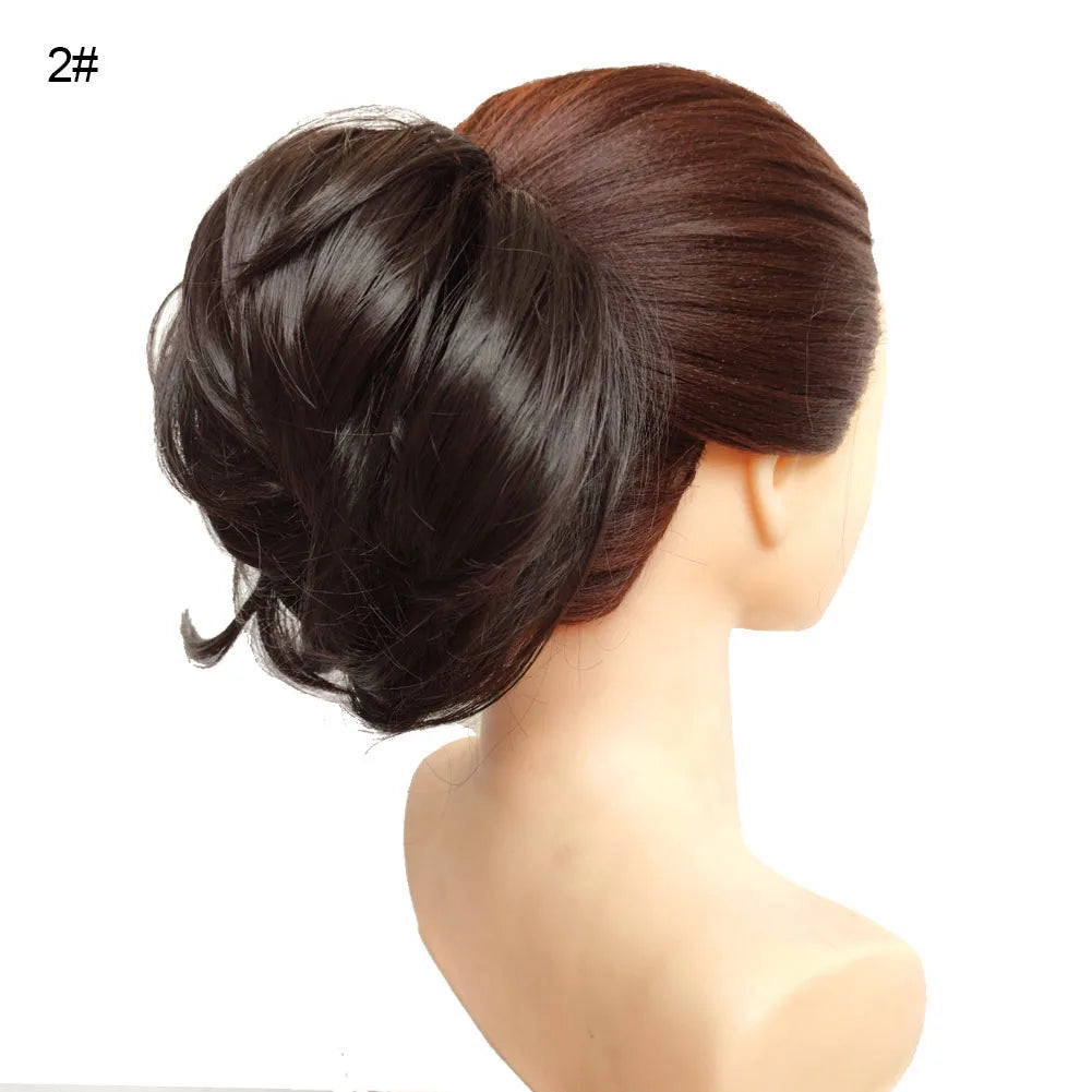 Jeedou Chignon beignet en désordre