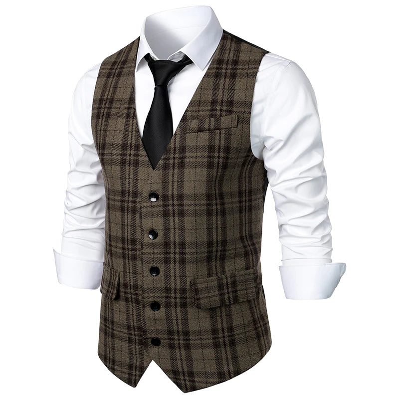 Gilet de costume formel pour hommes