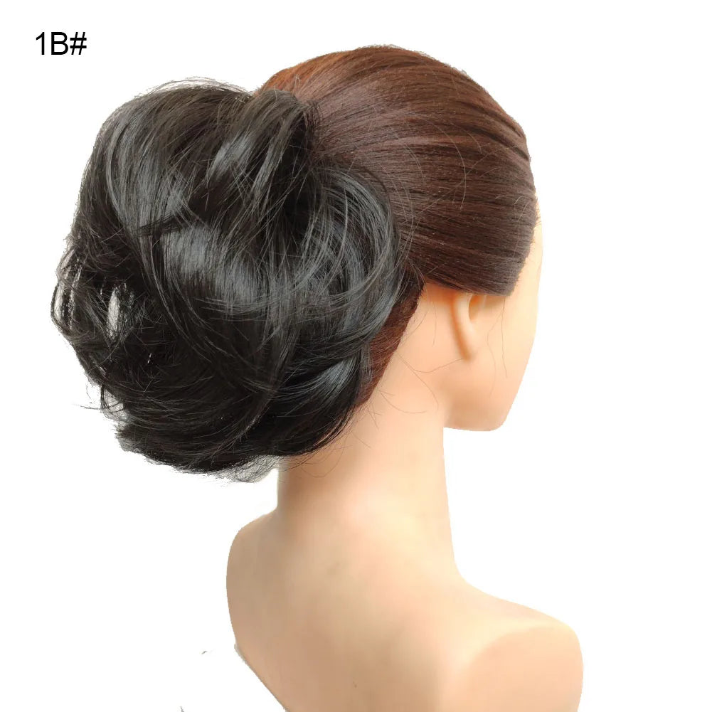 Jeedou Chignon beignet en désordre