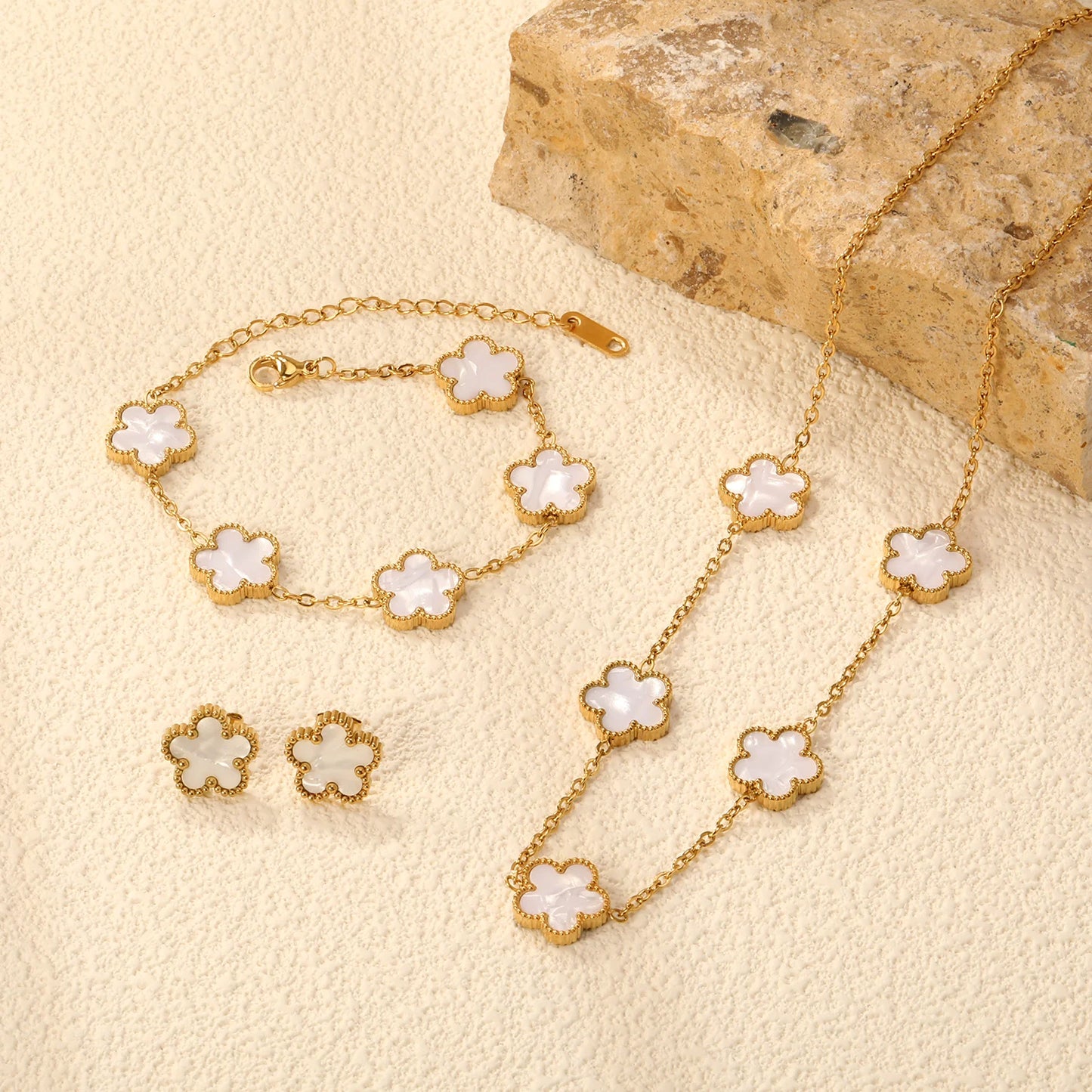 LUXUSTEEL ensemble bijoux.