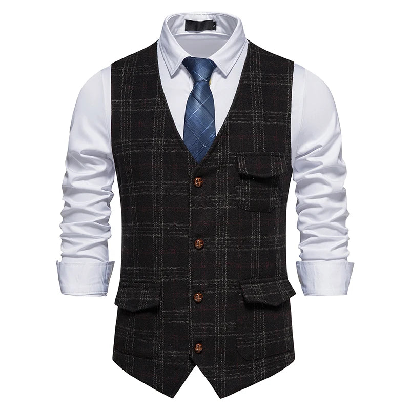Gilet de costume formel pour hommes