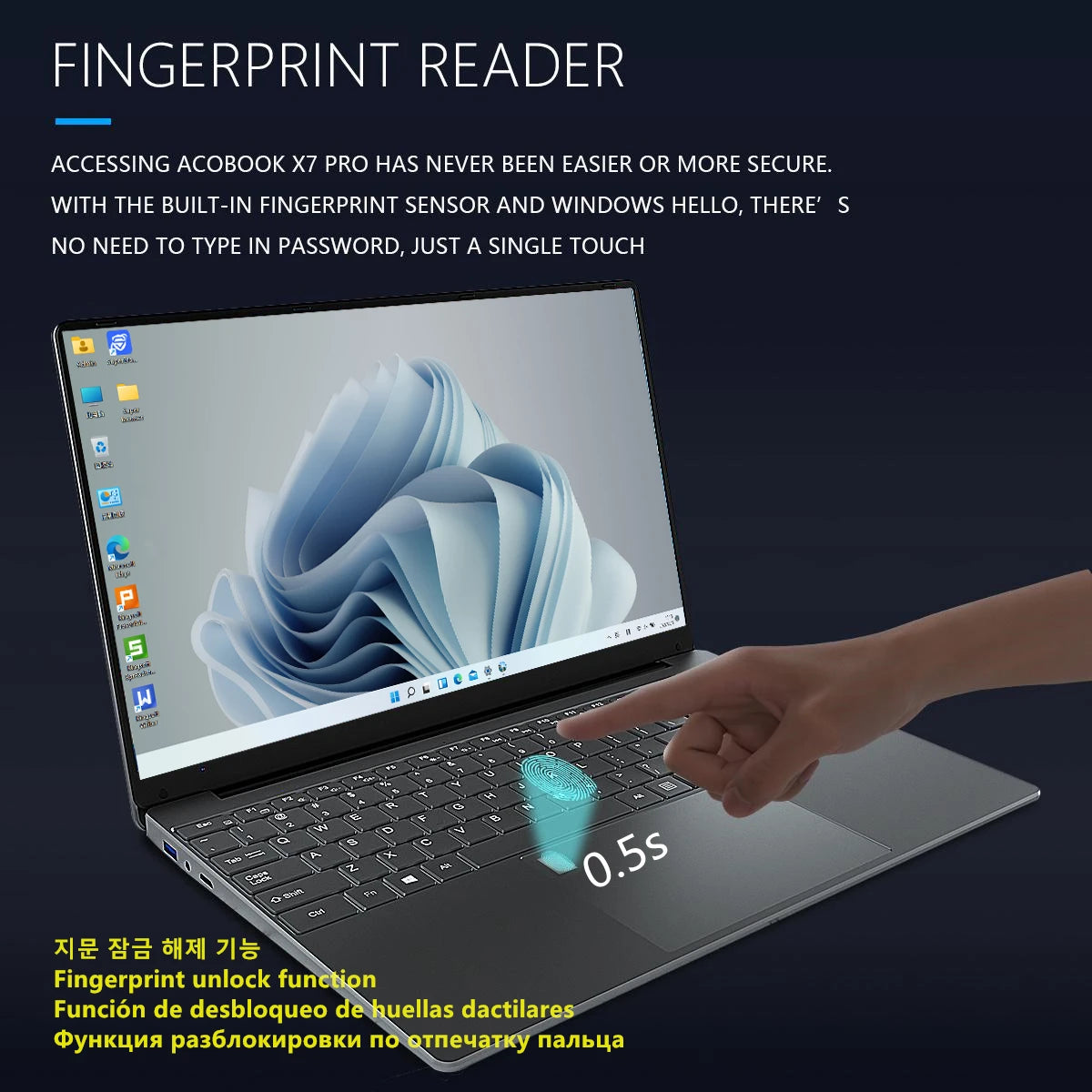 QMDZ-Ordinateur portable Intel Celeron N5095